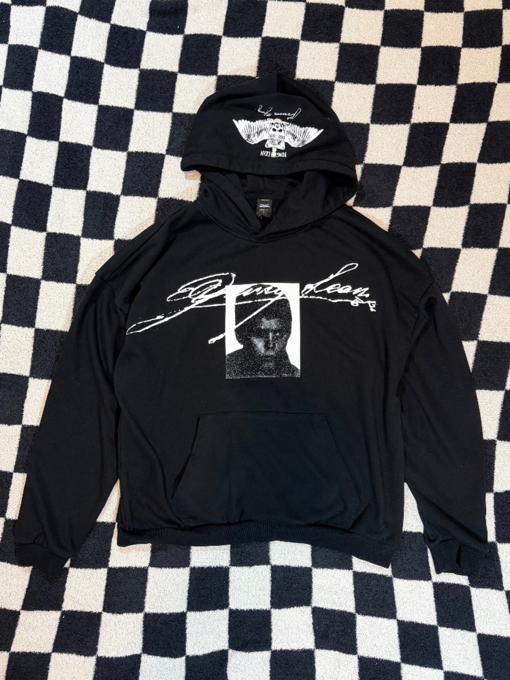 young lean 2025 tour hoodie size large
